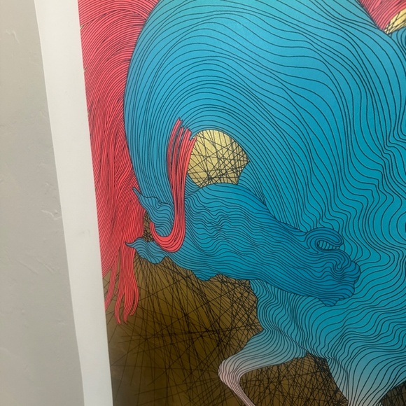 Guillaume Azoulay Signed Limited Edition Encounter Reprise 40.5x23" paper 36x28" - Picture 5 of 9